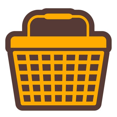 Alışveriş sepeti. Basit resimleme