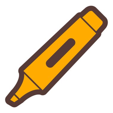 Kalem. Web simgesi basit illüstrasyon