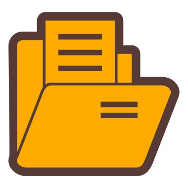 Dosya. Web simgesi basit illüstrasyon