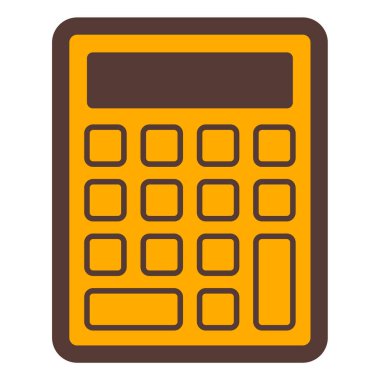 Hesap makinesi simgesi. vektör illüstrasyonu