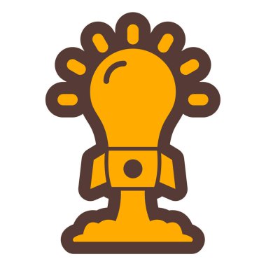 Bir fikrim var. Web simgesi basit tasarım