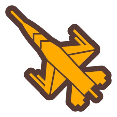 Bir yıldız simgesinin vektör illüstrasyonu