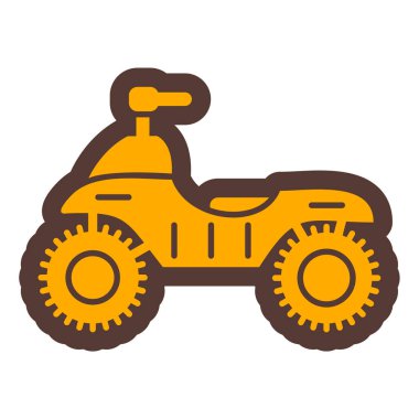 Motorsiklet. Web simgesi basit illüstrasyon