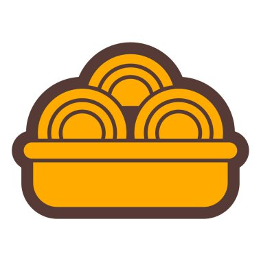 Gıda simgesinin vektör illüstrasyonu