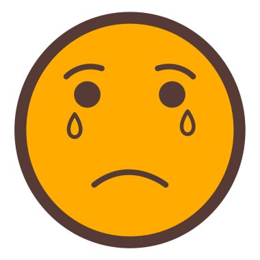 üzgün yüz ifade simgesi