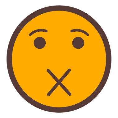 emoji. Web simgesi basit illüstrasyon