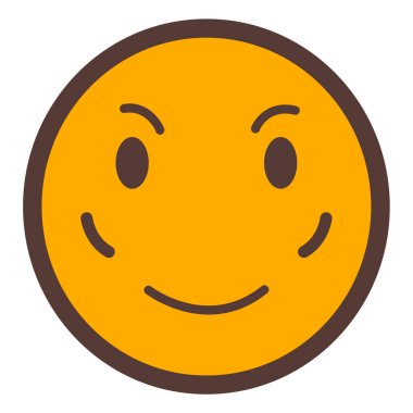 emoji. Web simgesi basit illüstrasyon