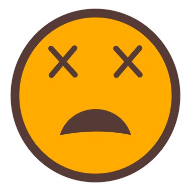 emoji. Web simgesi basit illüstrasyon