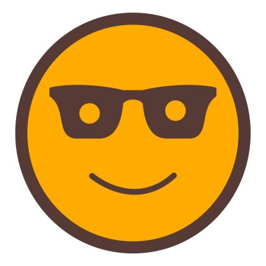 emoji. Web simgesi basit illüstrasyon