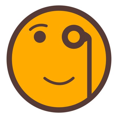 emoji. Web simgesi basit illüstrasyon