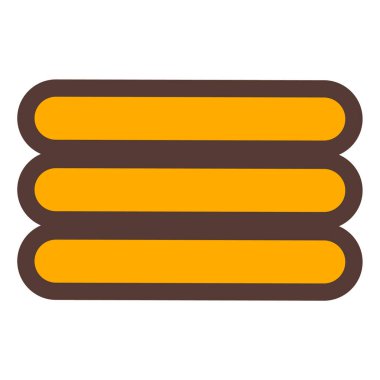 Güzel ve temiz bir simgenin vektör çizimi