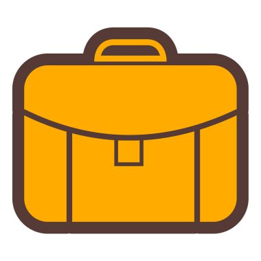 Çanta. Web simgesi basit tasarım