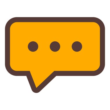 Sohbet balonu Basit resimleme