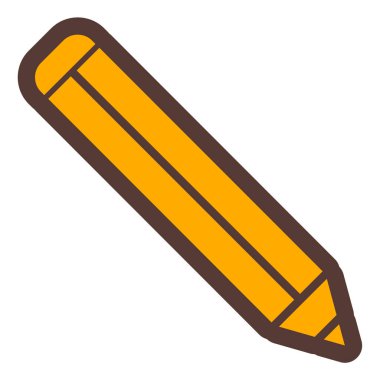 Kalem. Web simgesi basit illüstrasyon