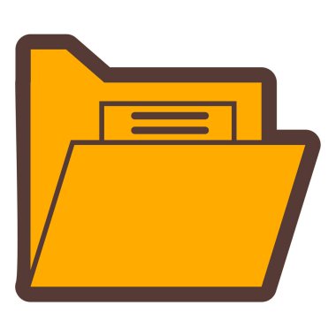 Dosya. Web simgesi basit illüstrasyon