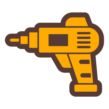 matkap simgesi. Web için tornavida vektör simgelerinin özet çizimi