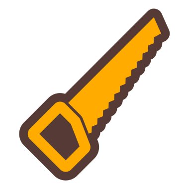 Gördüm. Web simgesi basit illüstrasyon