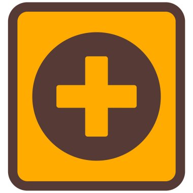 Tıp simgesi, vektör illüstrasyonu