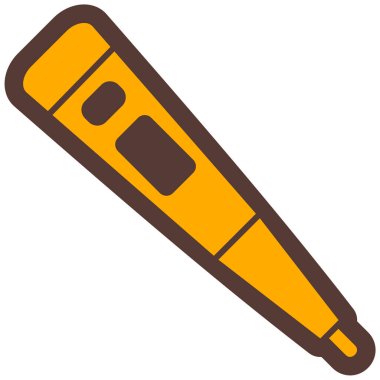 Termometre. Web simgesi basit illüstrasyon