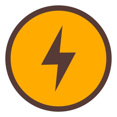 güç simgesi, vektör illüstrasyonu