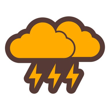 bulut simgesi, vektör illüstrasyonu