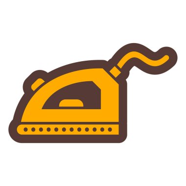 Demir gibi. Web simgesi vektör illüstrasyonu