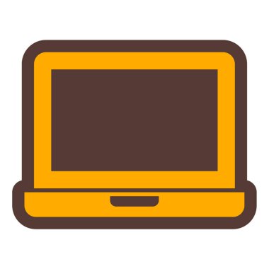 Bilgisayar. Web simgesi basit illüstrasyon