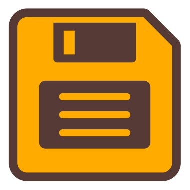 Disket simgesi, vektör illüstrasyonu