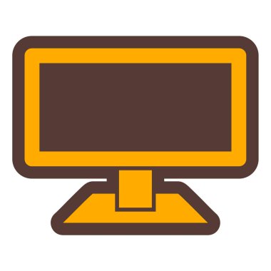 Bilgisayar monitörü. Web simgesi