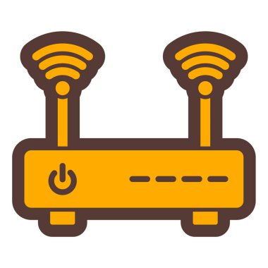 Yönlendirici. Web simgesi basit illüstrasyon