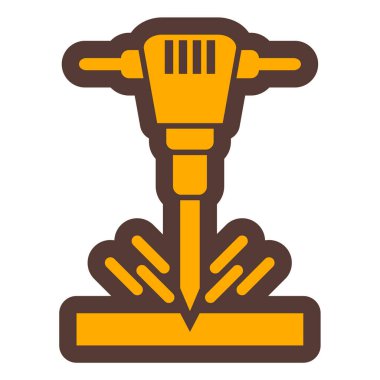 İnşaat Aracı. Basit illüstrasyon