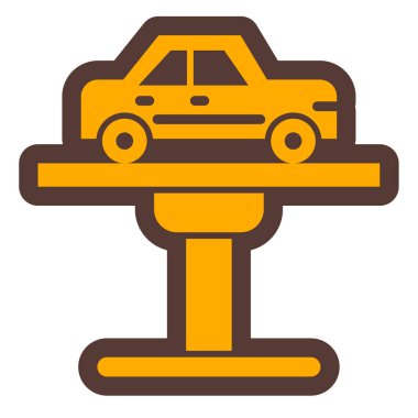 - Araba. Web simgesi basit illüstrasyon