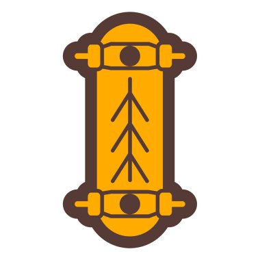 İnşaat ve güvenlik ikonunun vektör çizimi. uygun element enerji ve seyahat sembolü olarak da kullanılabilir