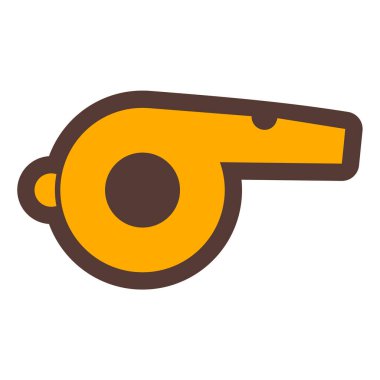 Islık. Web simgesi basit illüstrasyon