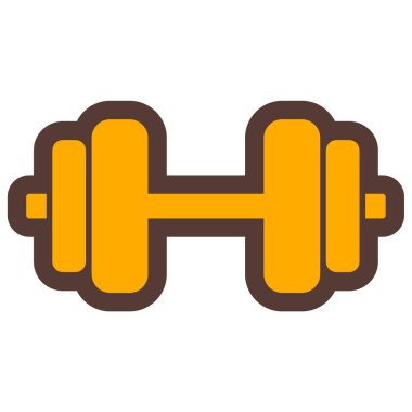 Dambıl. Web simgesi basit illüstrasyon