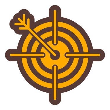 Hedef. Web simgesi basit illüstrasyon