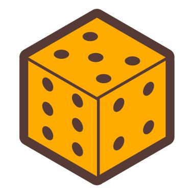 zar simgesi vektör illüstrasyonu