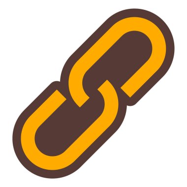 Bağlantı. Web simgesi basit illüstrasyon