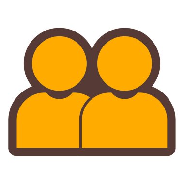 kullanıcı. Web simgesi basit illüstrasyon