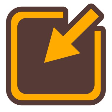 Ok. Web simgesi basit tasarım