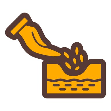 Bira şişesi ikonunu tutan bir el. vektör illüstrasyonu