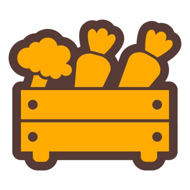 çiftlik besin vektörü simgesi