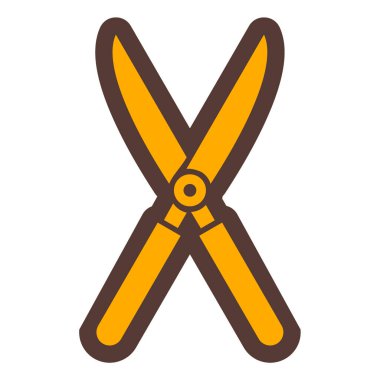 Bahçıvanlık aleti. Basit illüstrasyon