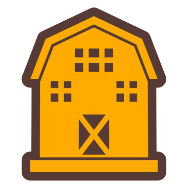 Ev. Web simgesi basit illüstrasyon