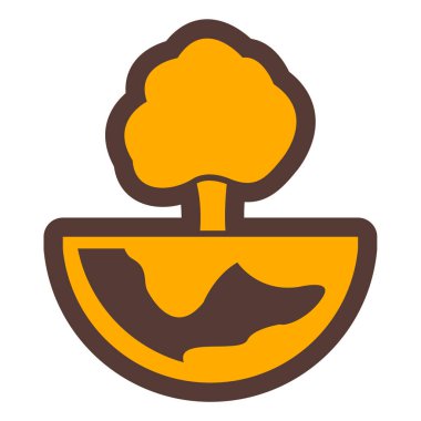 Balkabağım. Web simgesi basit illüstrasyon