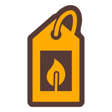 Yangın söndürücüsü. Web simgesi