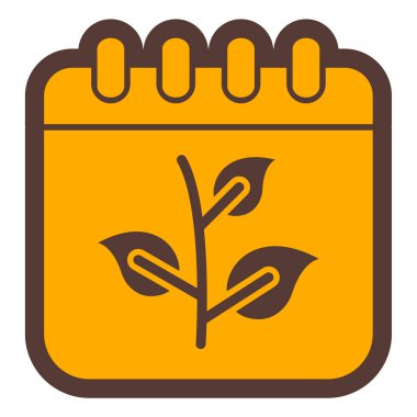 Takvim simgesi vektör illüstrasyonu