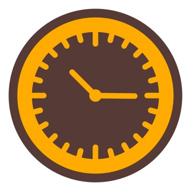 Saat. Web simgesi basit illüstrasyon