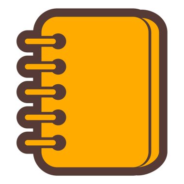 Kitap. Web simgesi basit illüstrasyon