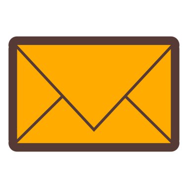 Zarf. Web simgesi basit illüstrasyon